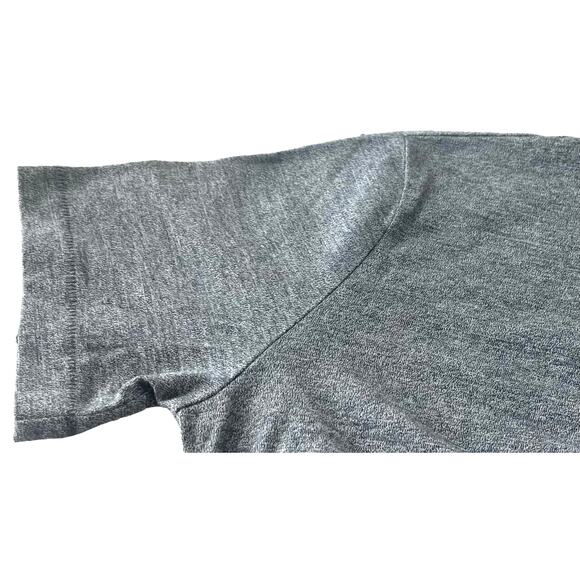 GAP SHORT SLEEVE ROUND NECK PULL-OVER T-SHIRT, WOMENS, L, HEATHER GREY, CASUAL - Picture 7 of 9